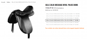 Selle dressage rando Zaldi royale police 17.5''