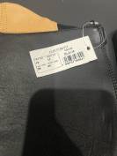 Mini chaps neuf cuir noir d&rsquo;&eacute;quitation mixte femme