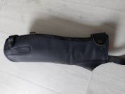 Mini chaps Equicomfort 10-12 ans en cuir noir