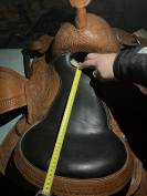 Selle western maron lakota