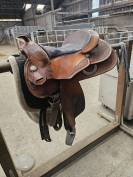 Selle western continental saddlery d'occasion 