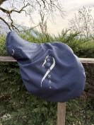 Selle Henri de Rivel 17,5 pouces, si&egrave;ge semi creux