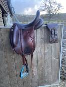 Selle Devoucoux Makila Lab Havane &ndash; &eacute;tat quasi neuf