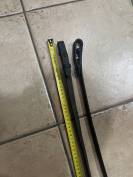 R&ecirc;nes ou r&ecirc;nes allemande NEUF  Cuir noir lisse  