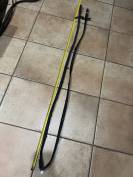 R&ecirc;nes Tissus toile &agrave; arr&ecirc;toir en Cuir noir