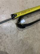 R&ecirc;nes Cuir noir lisse  Taille  environ 120 cm 