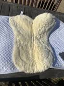 Tapis merino dressage blanc Premi&egrave;re Equine