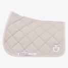 Tapis de selle Diamond CSO Beige - Cavalleria Toscana - Jersey respirant
