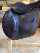 Selle  CWD double quartiers couleur tabac