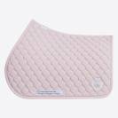 Tapis de selle Circular Quilted Rose Poudr&eacute; - Cavalleria Toscana