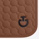 Tapis de selle Circle Quilted Terracotta - Cavalleria Toscana - Jersey respirant