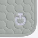 Tapis de selle Circle Quilted Gris clair - Cavalleria Toscana - Jersey respirant