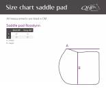 Tapis de selle Rosalynn Poney - QHP - Doublure absorbante