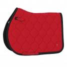 Tapis de selle Oakleigh - QHP - Rouge profond avec strass