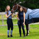 Polo sport sans manche Aubr&eacute;e - QHP - Tissu stretch