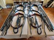 Harnais de tradition en paire fabriqu&eacute;s par Bechtold