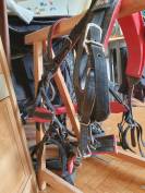 harnais d&rsquo;attelage synth&eacute;tique complet pour po