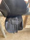 Selle en cuir noire 17,5p