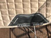 Tapis de selle LeMieux dressage beige