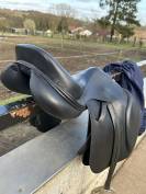 Selle &Eacute;ric Thomas New Hybrid jump (mi cuir mi synth&eacute;tique)  17p