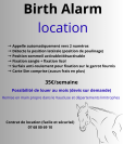 Location Birth Alarm lite 2.0 / Ceinture de poulinage