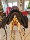 Selle de dressage cuir noire Baude 17'5