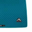 Chabraque de dressage &agrave; coin arri&egrave;re carr&eacute; bleu - Acavallo - Tissu technique