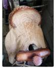 Selle western en cuir