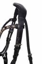Bridon anatomique Mila - HKM - Cuir rembourr&eacute;