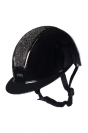 Casque Lady Shield Brillant - HKM - Glossy avec strass