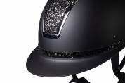 Casque Lady Shield Elegant - HKM - Strass et liser&eacute; brillant