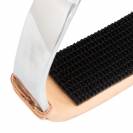 &Eacute;trier de barrel avec banc recouvert de cuir - Pool's - Aluminium et cuir