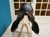 Selle GBS taille 17, couleur choco, semi creuse mixte/obstacle