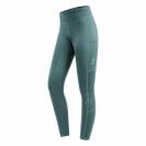 Legging d'&eacute;quitation femme Ella Vert - Waldhausen - Grip silicone