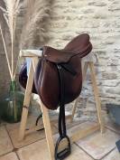 Selle  17,5 mixte &eacute;quip&eacute;e 