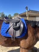 Selle &Eacute;ric Thomas en cuir marron 17&rsquo;