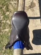 Selle &Eacute;ric Thomas en cuir marron 17&rsquo;