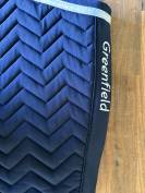 Tapis de selle Arrow - bleu marine/bleu marine - blanc