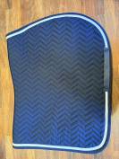 Tapis de selle Arrow - bleu marine/bleu marine - blanc