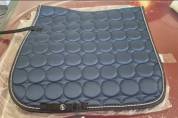 Tapis BR dressage bleu satin 