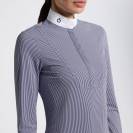 Chemise de concours manches longues &agrave; rayures - Cavalleria Toscana