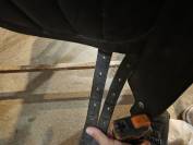 Selle de dressage Altair (antares)  Noir  Taille 17,5, quartiers 3N