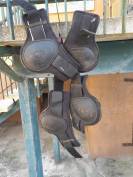 Finimenti carrozza completi in cuoio nero &ndash; misura COB 