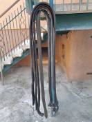 Finimenti carrozza completi in cuoio nero &ndash; misura COB 