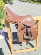 Selle cuir 17,5 pouce