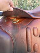 Selle GBS CSO havane + sangle + &eacute;trivi&egrave;res 