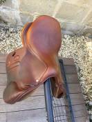 Selle GBS CSO havane + sangle + &eacute;trivi&egrave;res 