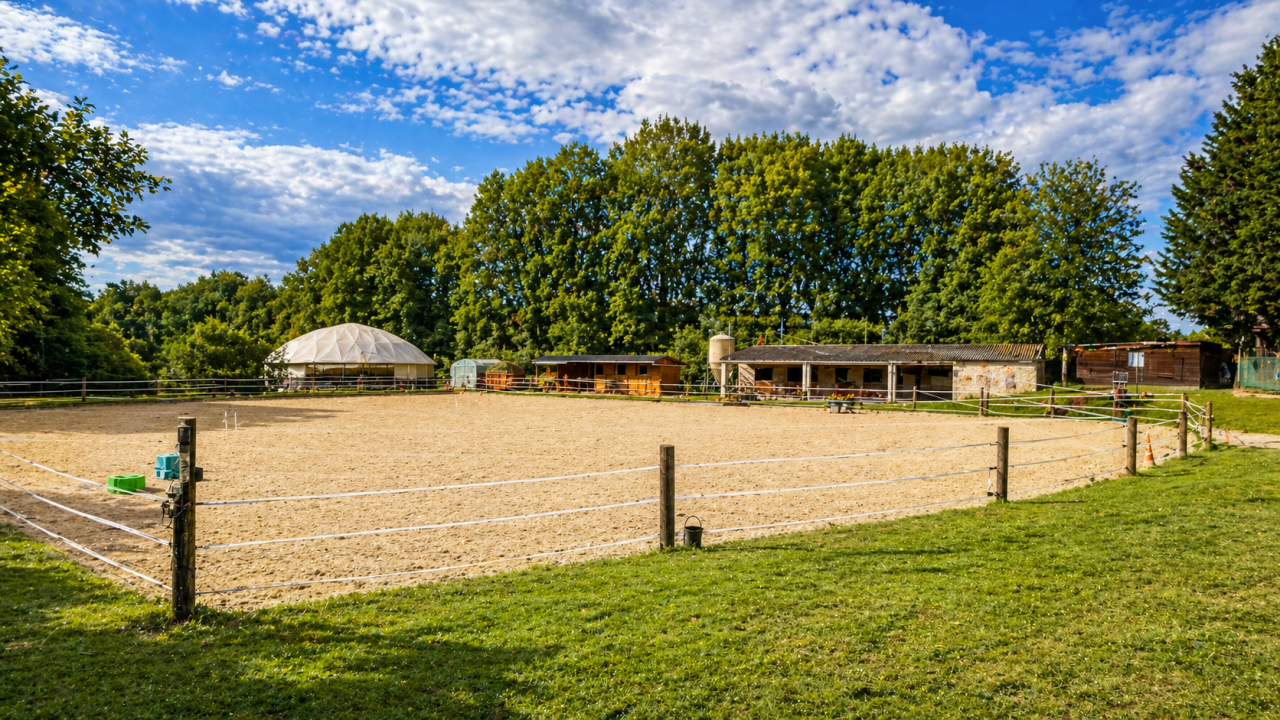 PROPRIETE EQUESTRE - SUD OISE (15 min Chantilly)