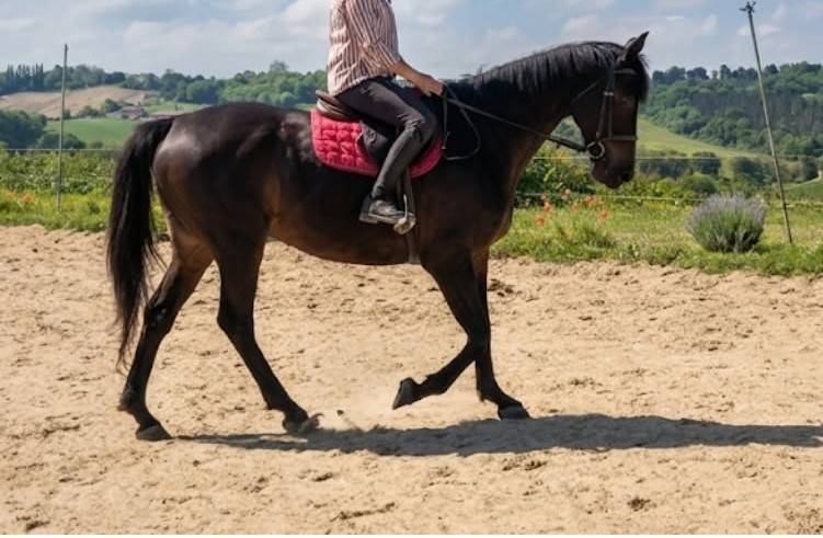  SAINTKADAM - Cheval &agrave; vendre Pur-sang bai brun