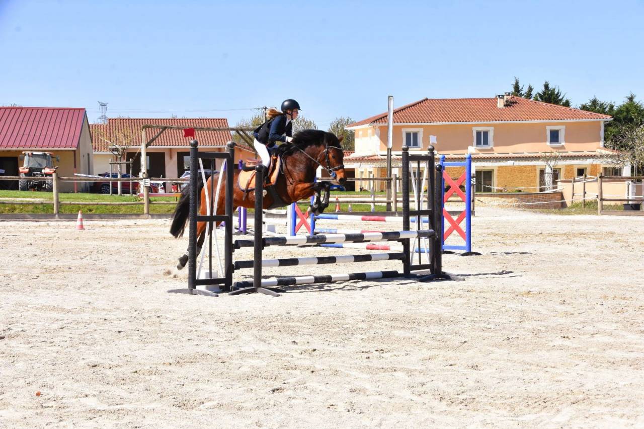 Ponette 11 ans pour d&eacute;marrer les concours